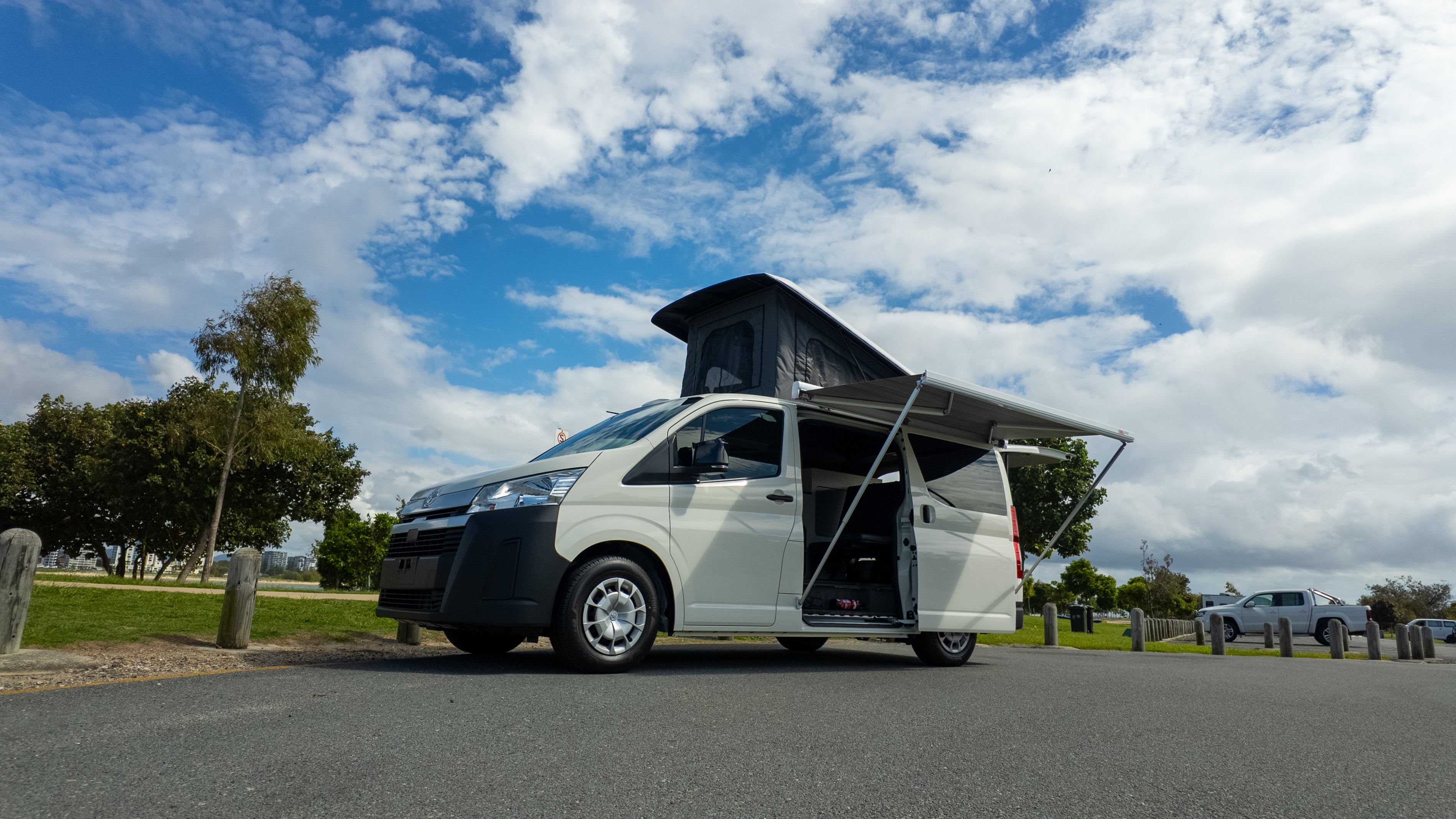 Toyota HiAce Campervan with Pop Top Roof, Second Stage Manufactured in South East Queensland
